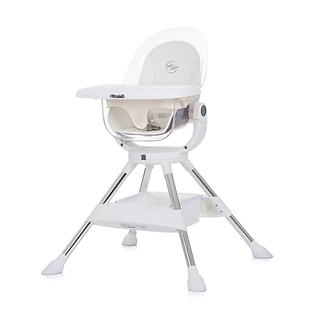 Chipolino Kinderhochstuhl Vision, Sitz 360° drehbar, Rückenlehne verstellbar weiß 