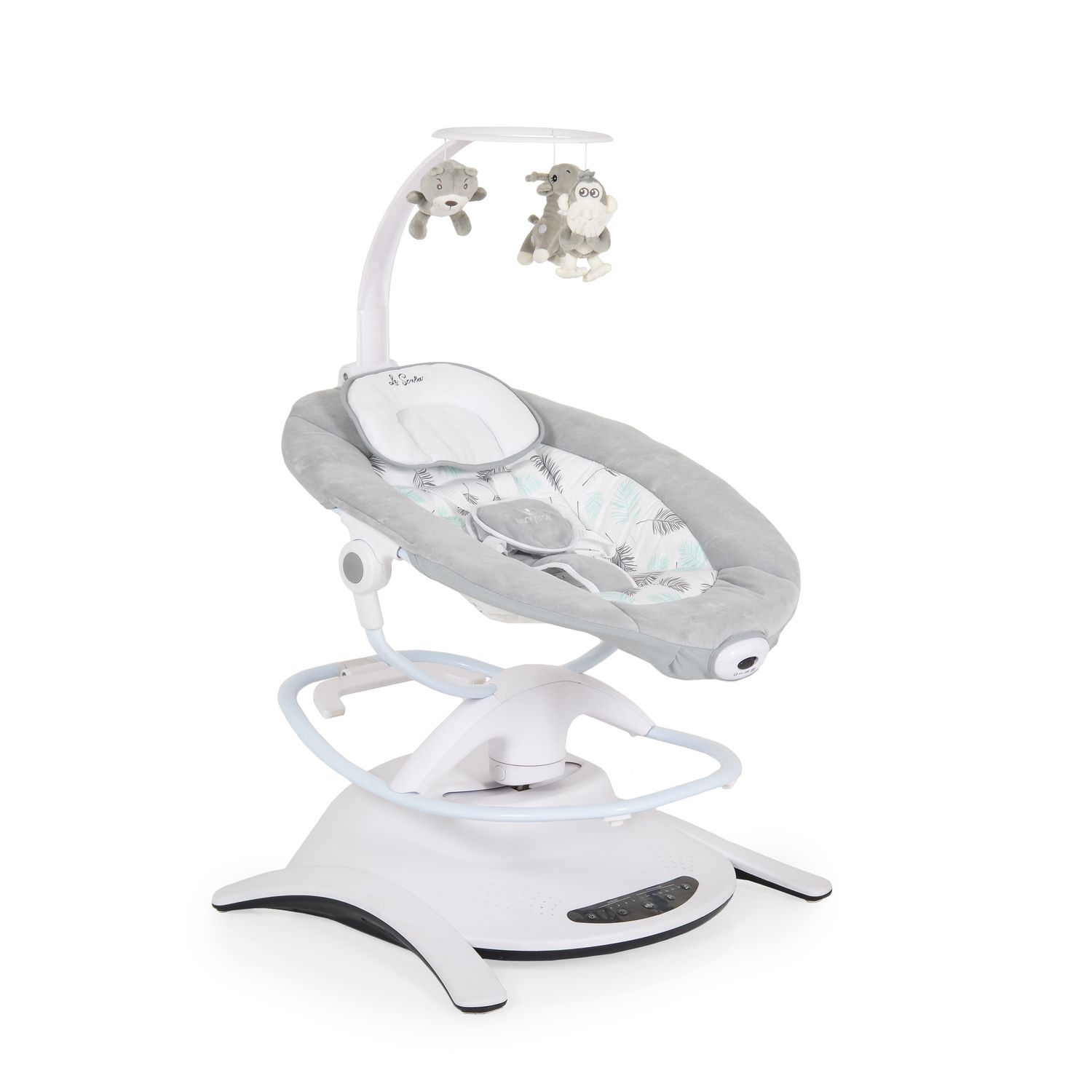 Cangaroo Babywippe La Scala elektrisch Schaukelfunktion Vibration Fernbedienung gr&uuml;n 