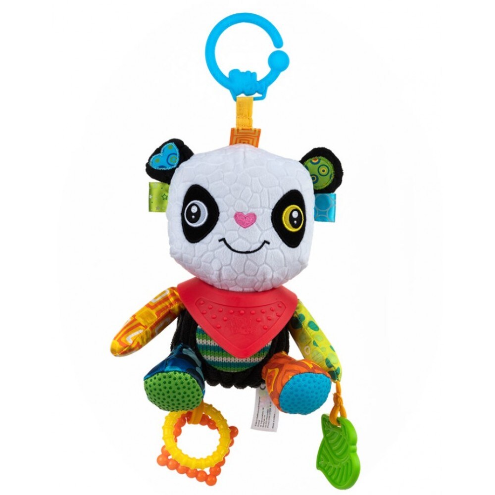 Bali Bazoo Kuscheltier C-Ring Greifling Activity Spielzeug Pl&uuml;schtier ab Geburt wei&szlig; 