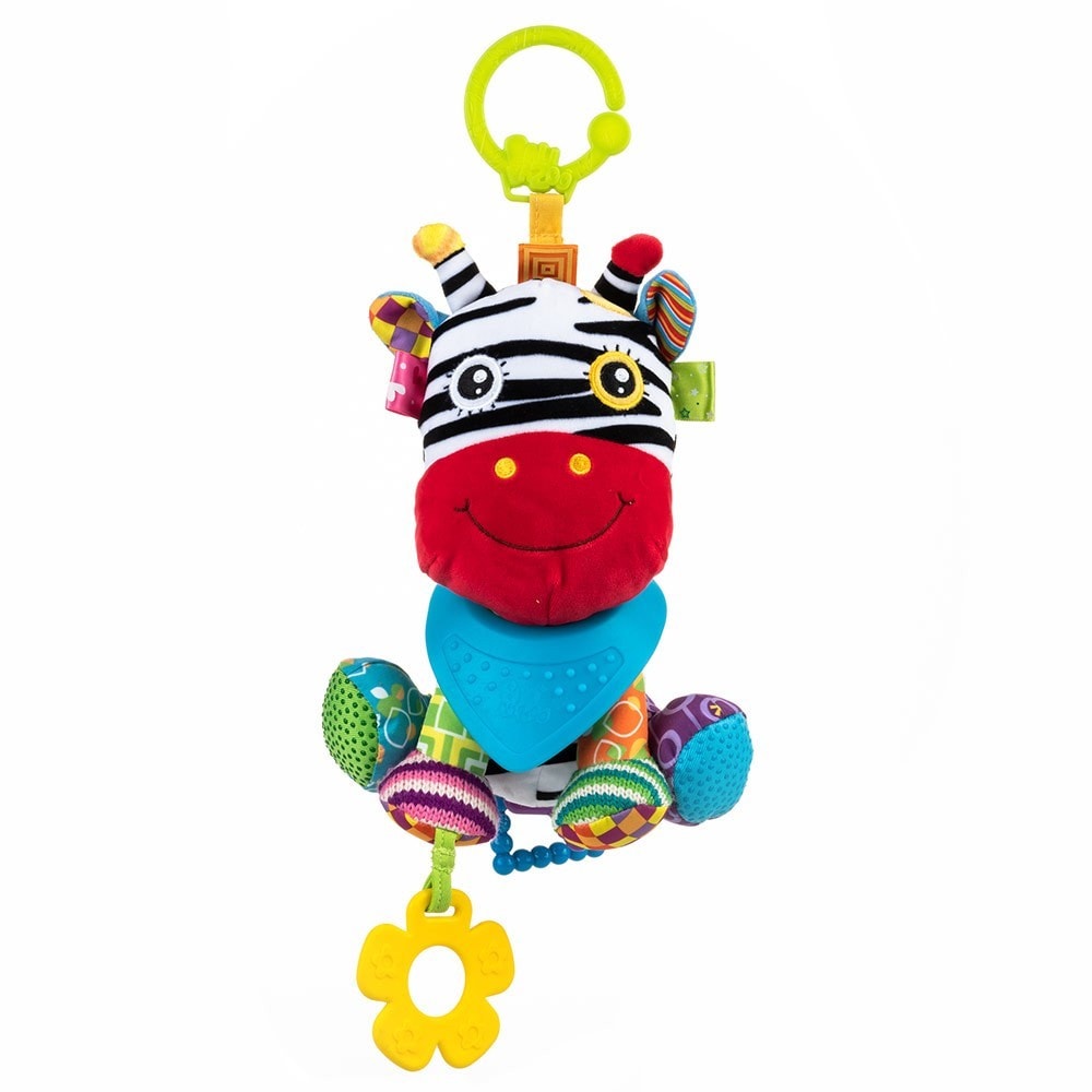 Bali Bazoo Kuscheltier C-Ring Greifling Activity Spielzeug Pl&uuml;schtier ab Geburt schwarz/wei&szlig; 