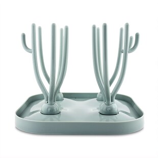 Baby Care Babyflaschentrockner für Trinkflaschen Schnuller Zubehör Abtropfhalter grün 