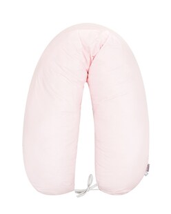 Kikkaboo Stillkissen Dream Big 150 cm lang, 100% Baumwolle, Bezug abnehmbar rosa 