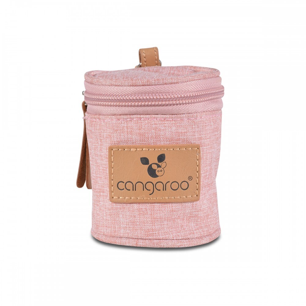 Cangaroo Thermobox Schnullertasche Celio mit Griff, f&uuml;r Schnuller und Bei&szlig;ring rosa 