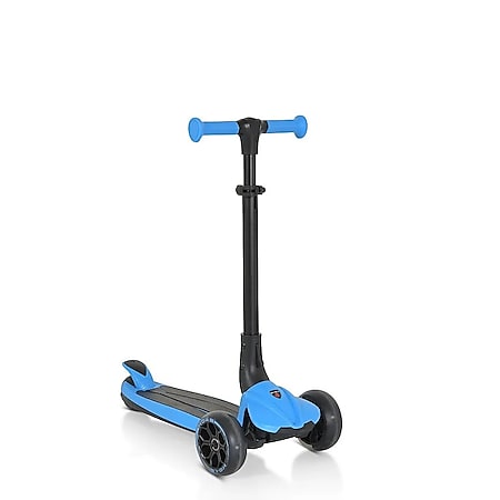 Byox Kinderroller Bolt 3 Räder, höhenverstellbar, klappbar, PU-Räder, ABEC-9 blau 