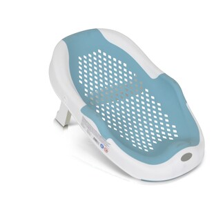 Moni Baby Badesitz Meshy Stützfuß faltbar rutschfest Wanneneinlage ab Geburt blau 