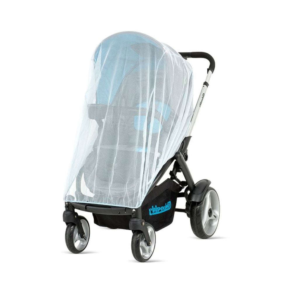 Chipolino Universal Moskitoschutz Kinderwagen, Buggy f&uuml;r alle Einsitzer wei&szlig; 