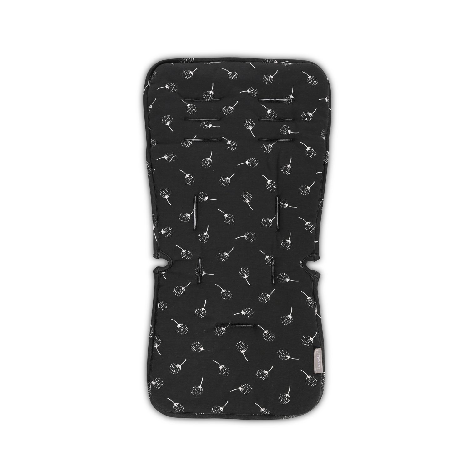 Lorelli Kinderwagen Sitzauflage, Universal, Elastikband, extra Gurt&ouml;ffnungen schwarz 