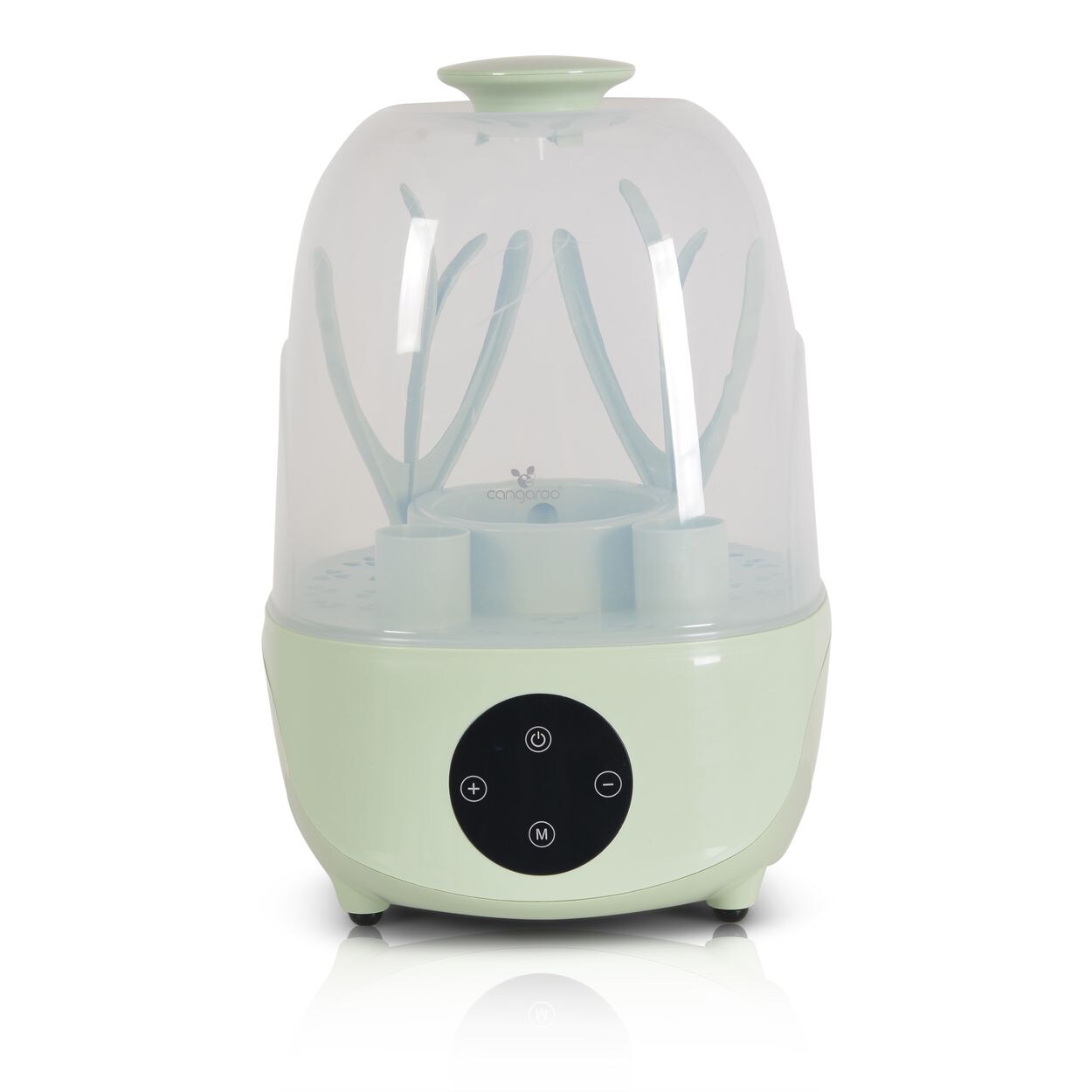 Sterilisator Verde 4 in 1 Flaschenwärmer, für 6 Flaschen, Dampfgarer grün