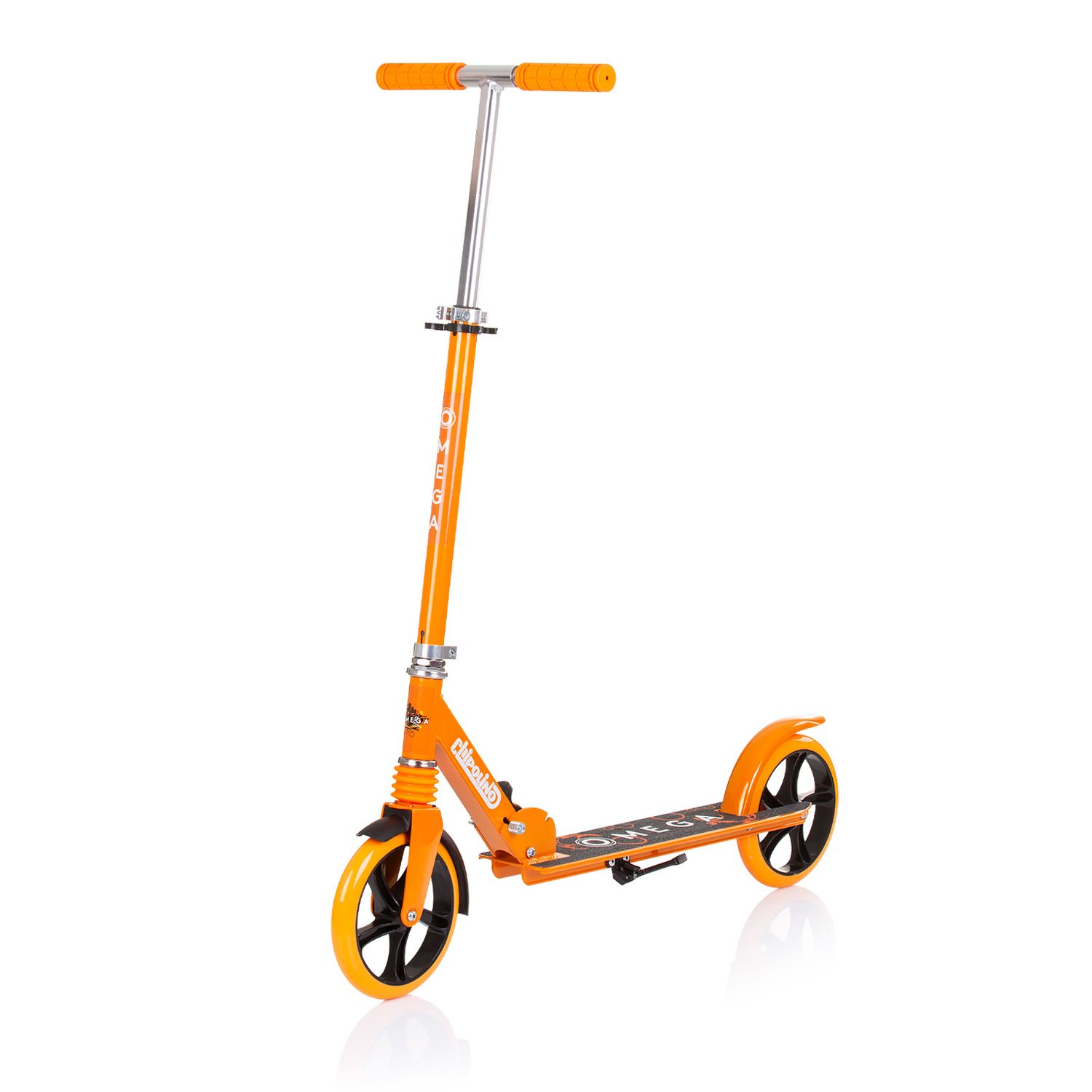 Chipolino Kinderroller Omega PU R&auml;der ABEC-7 Lager verstellbar faltbar Bremse orange 