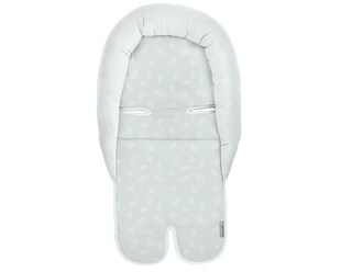 Kikkaboo Kindersitz-Einlage Sitzauflage Kindersitzschutz Memory-Schaum Baumwolle grün 