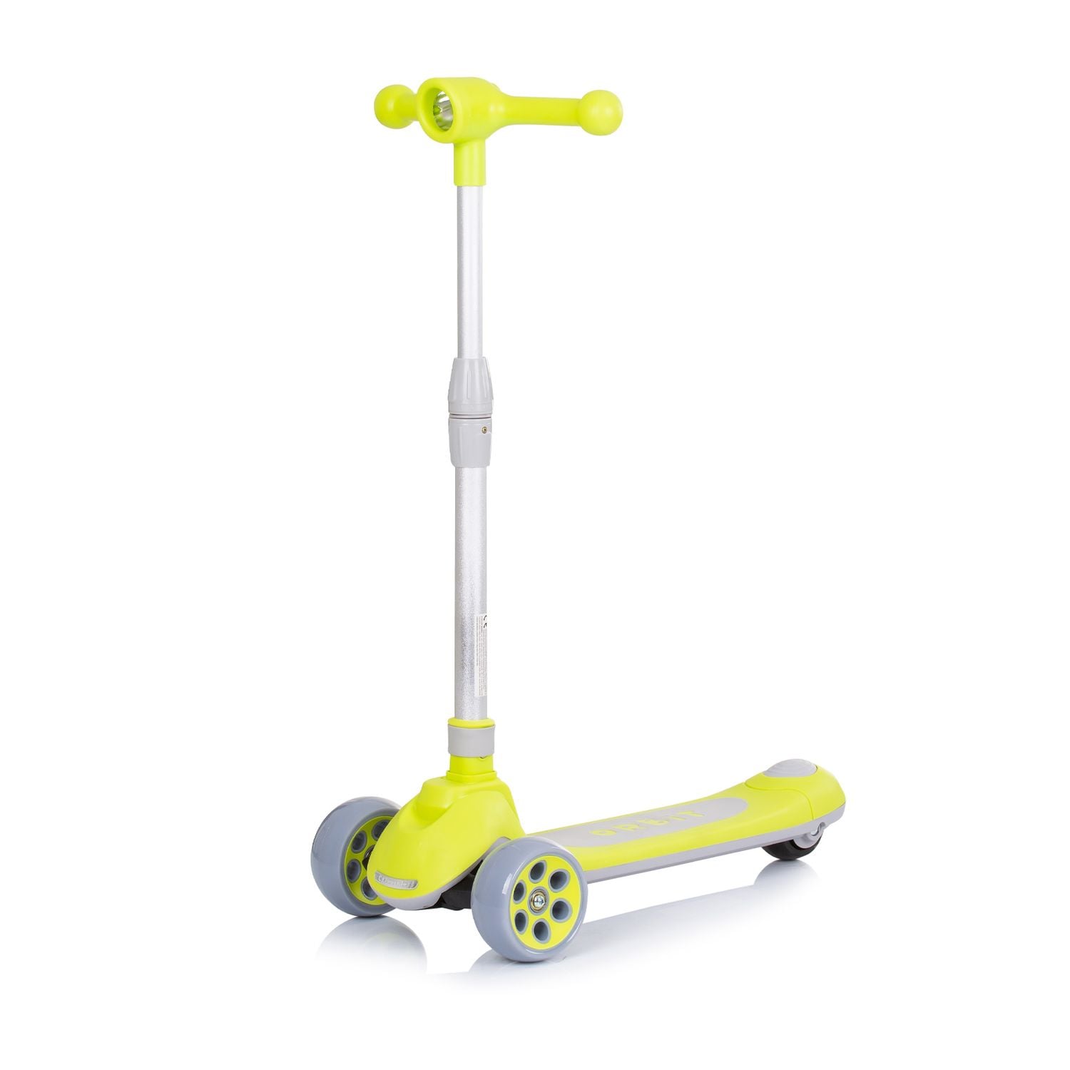 Chipolino Kinderroller Orbit 3 LED-R&auml;der Bremse Lenker h&ouml;henverstellbar klappbar gr&uuml;n 