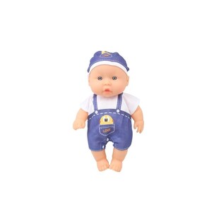 Moni Kinderpuppe 20 cm Babypuppe, Spielpuppe, Mütze, bewegliche Arme ab 3 Jahren blau 