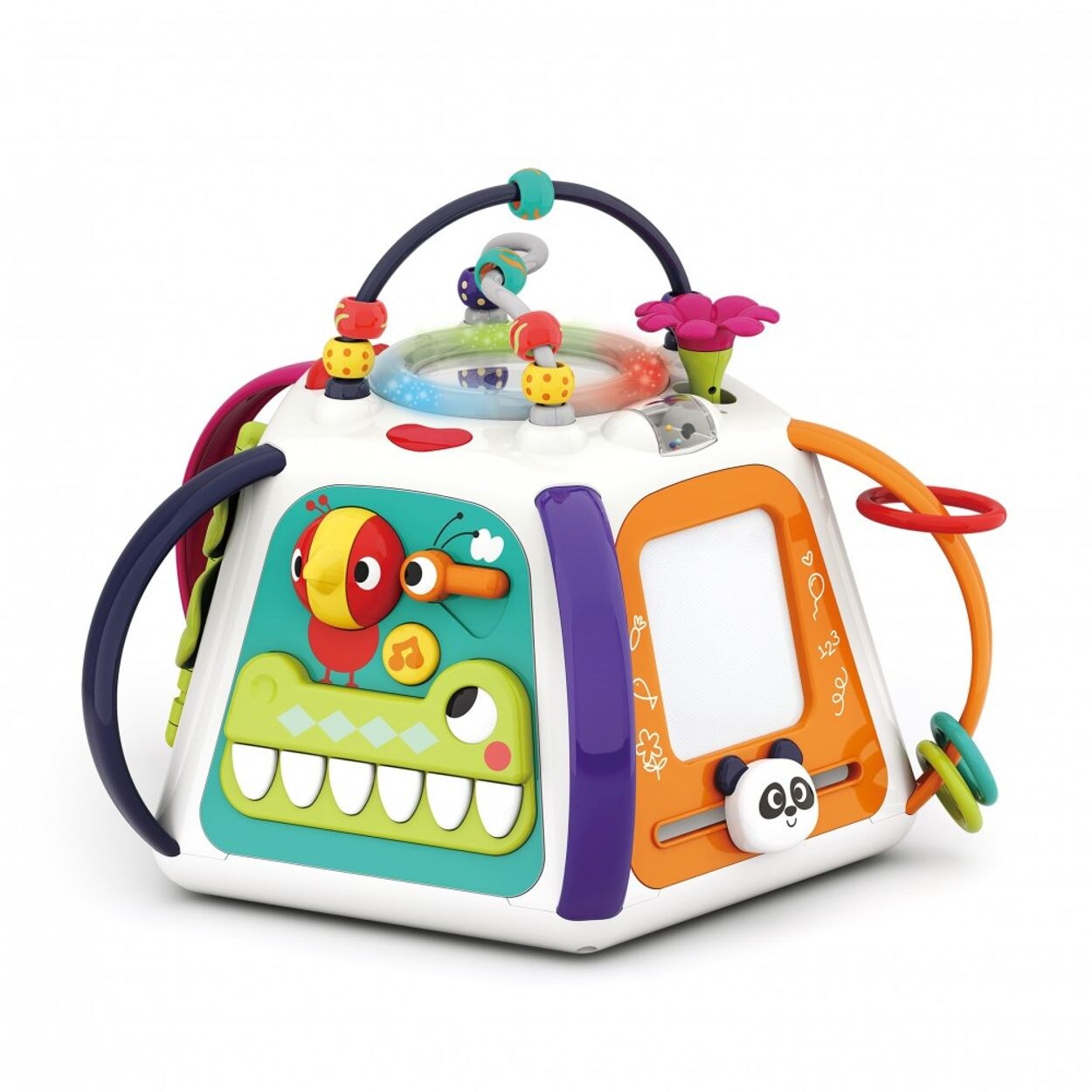 Activity Motorik-Pyramide A3153 LED-Ring Musikfunktion Perlenlabyrinth bunt