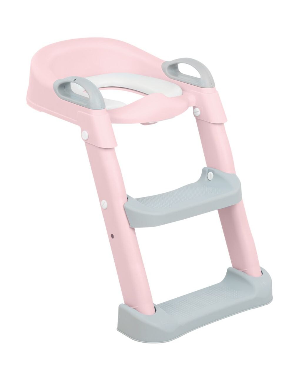 Kikkaboo Toilettenaufsatz Lea, Leiter, Toilettensitz, Griffe, Stufen verstellbar rosa