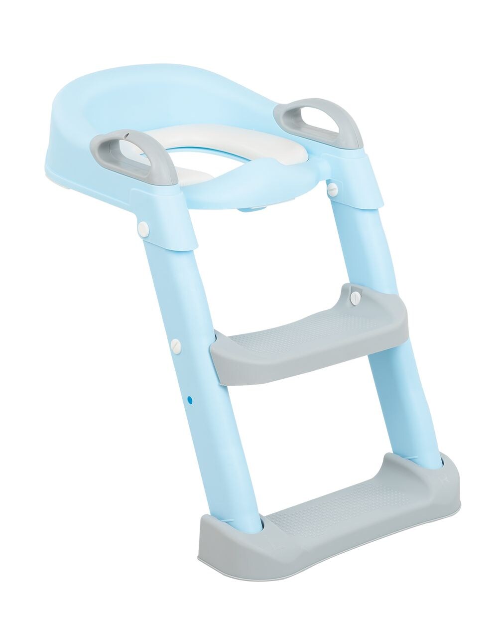 Kikkaboo Toilettenaufsatz Lea, Leiter, Toilettensitz, Griffe, Stufen verstellbar hellblau