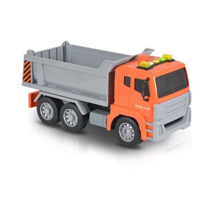 Moni Spielzeug-LKW Muldenkipper 1:12 Sound- und Lichteffekte Kippfunktion Dumper orange 