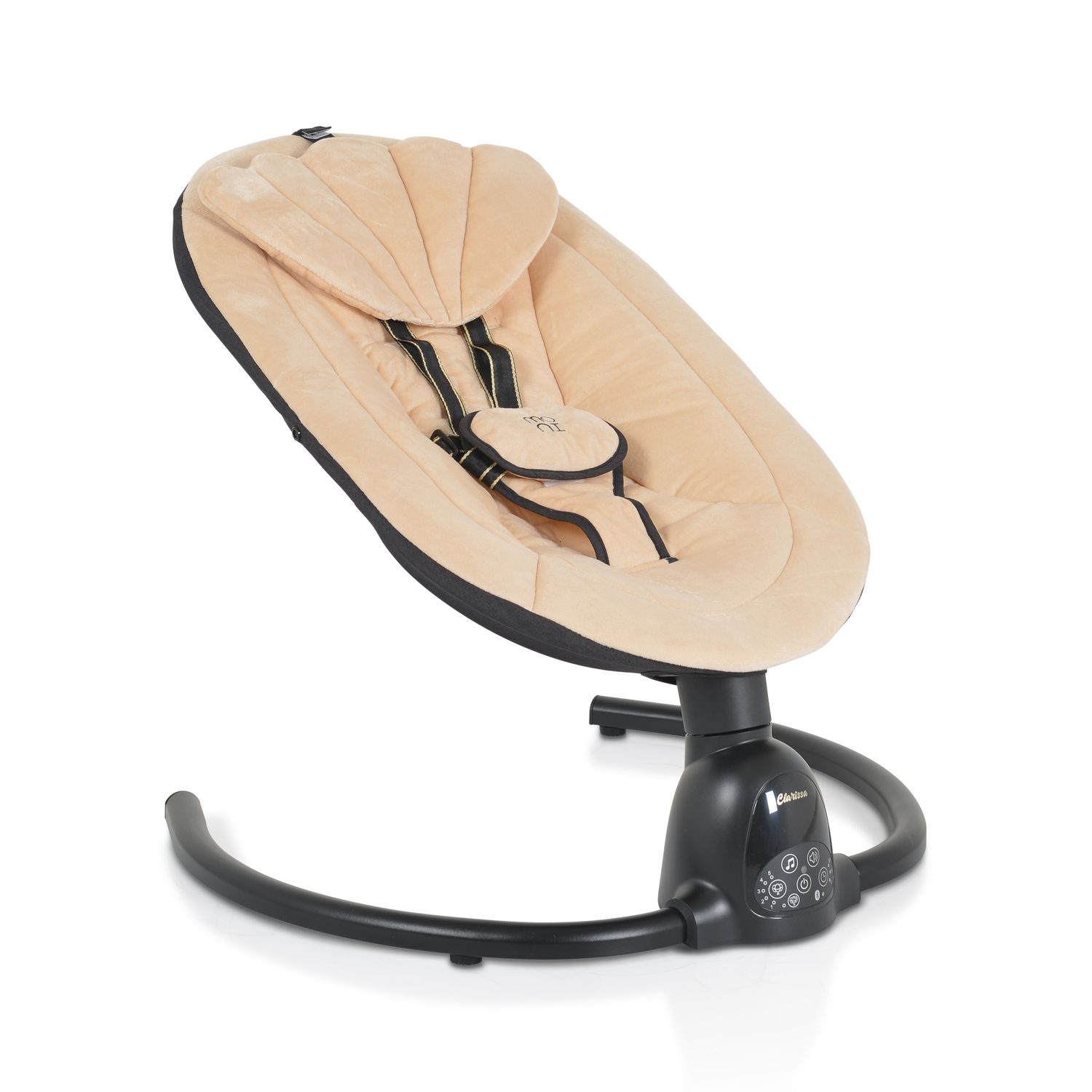 Moni Babywippe Clarissa elektrisch Moskitonetz Fernbedienung Musikfunktion Timer beige 