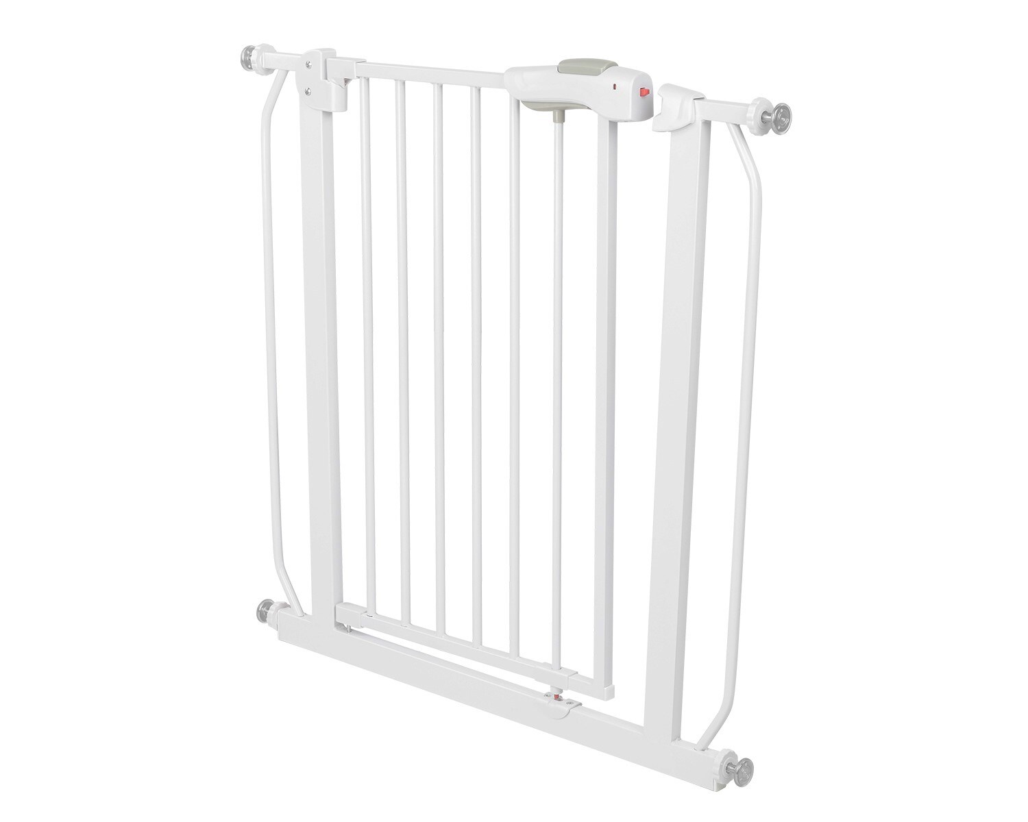 Kikkaboo Treppenschutzgitter All Safe, T&uuml;rschutzgitter, ausziehbar, erweiterbar wei&szlig; 