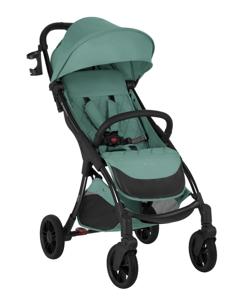 Kikkaboo Kinderwagen Buggy Cloe bis 22 kg Aluminiumrahmen faltbar Getr&auml;nkehalter dunkelgr&uuml;n 