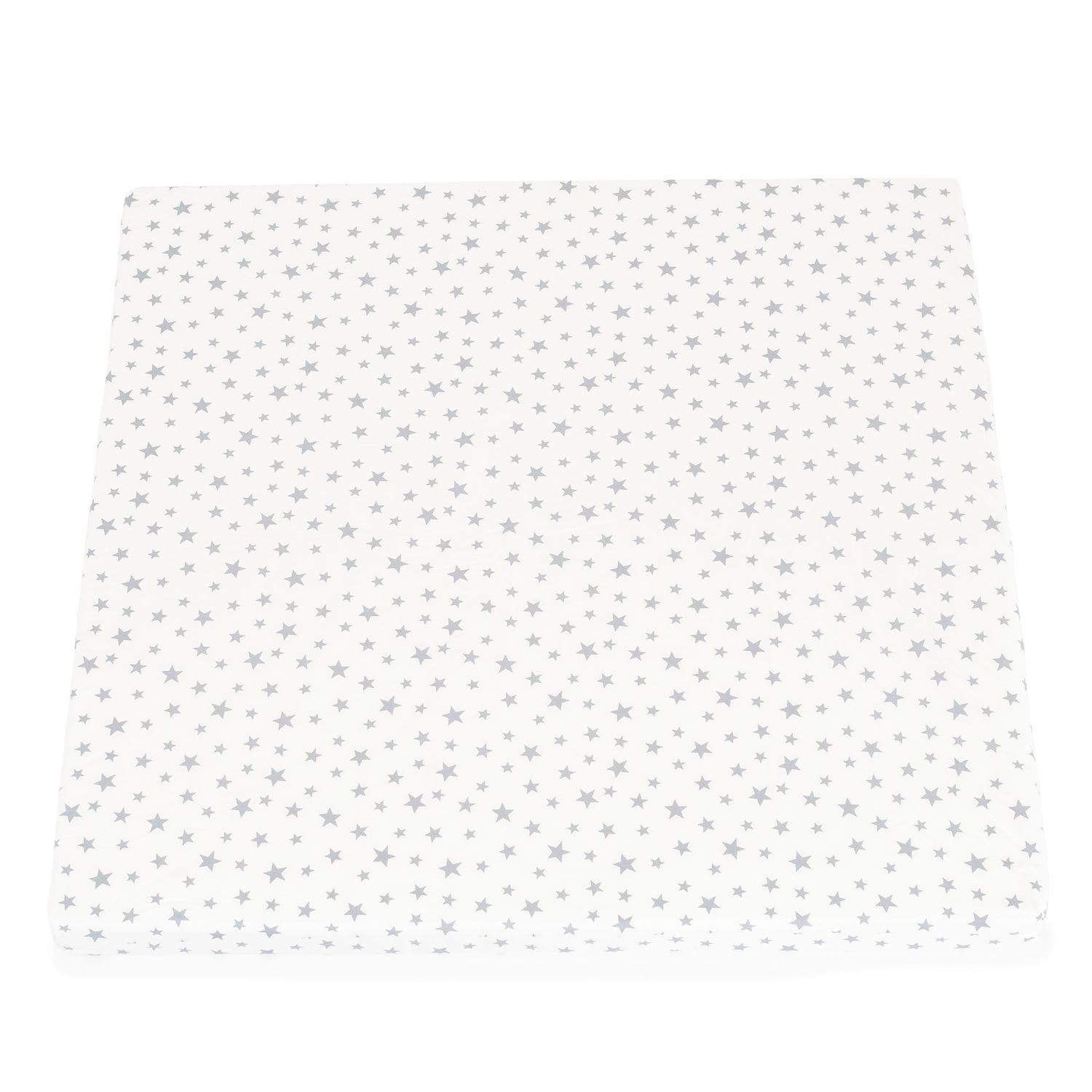 Moni Laufgittermatratze Comfort 88 x 88 x 5 cm, Babybettmatratze, Bezug waschbar wei&szlig; 