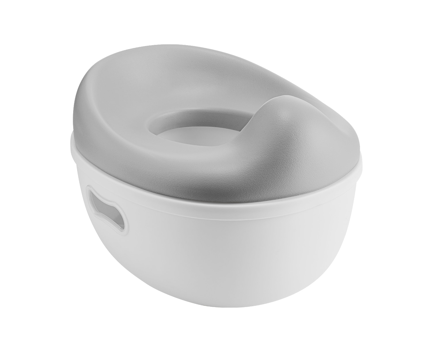 Kikkaboo T&ouml;pfchen 3 in 1 Trio, Toilettensitz, Tritthocker, rutschfeste Basis grau 