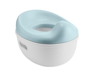 Kikkaboo Töpfchen 3 in 1 Trio, Toilettensitz, Tritthocker, rutschfeste Basis blau 