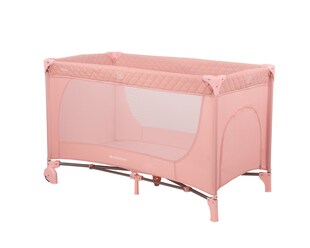 Kikkaboo Reisebett Medley, Seiteneingang, weiche Matratzenauflage, Netzfenster rosa pink 
