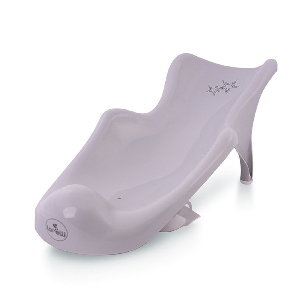 Lorelli Baby Badewannenliege Badewannenauflage ab Geburt, Gr&ouml;&szlig;e 51 x 22&nbsp;x 20&nbsp;cm silbergrau 