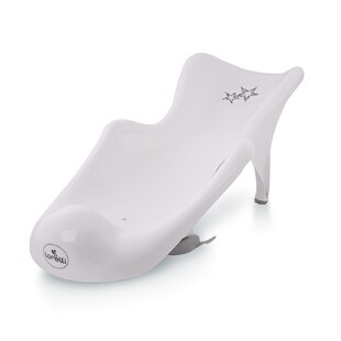 Lorelli Baby Badewannenliege Badewannenauflage ab Geburt, Größe 51 x 22 x 20 cm weiß dunkelgrau 