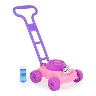 Moni Spielzeug Rasenmäher Bubble, Seifenblasenfunktion, Kunststoff, ab 3 Jahren rosa 