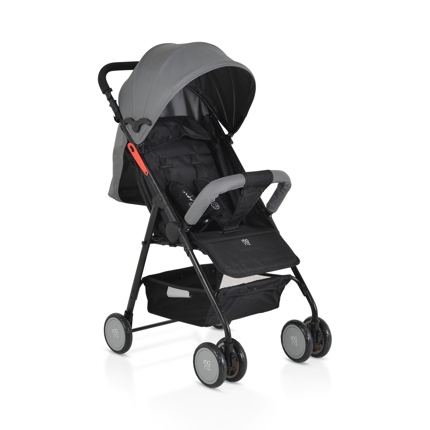 Moni Kinderwagen, Buggy Capri klappbar, Sicherheitsgurt, R&uuml;ckenlehne verstellbar grau 