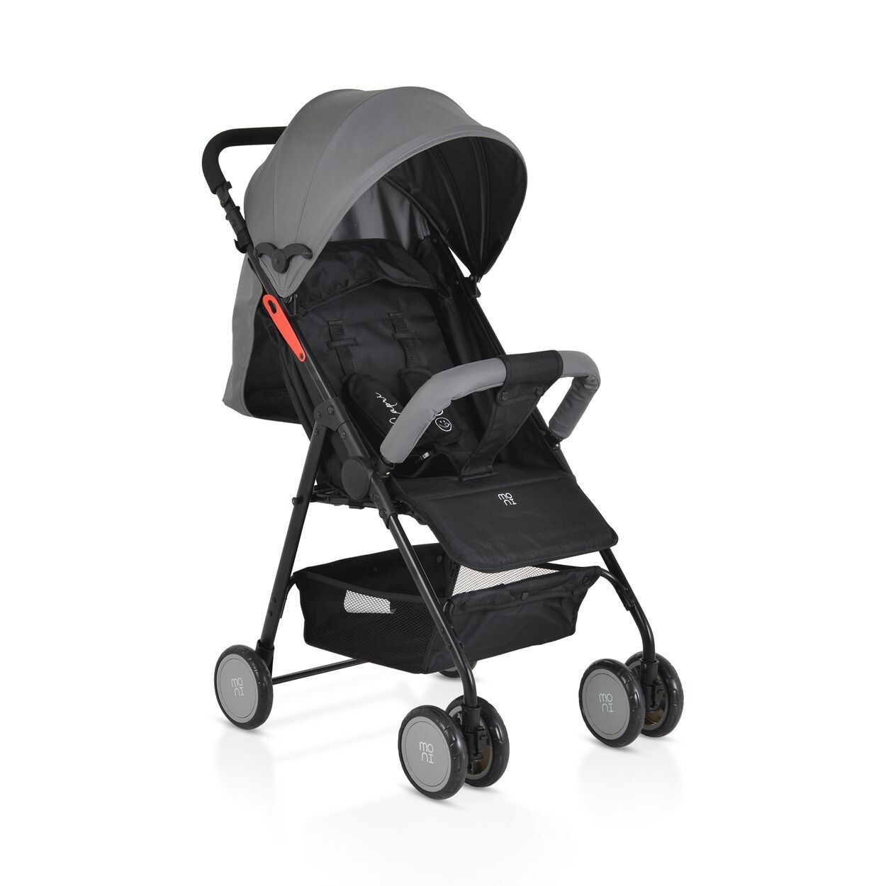 Kinderwagen, Buggy Capri klappbar, Sicherheitsgurt, Rückenlehne verstellbar grau