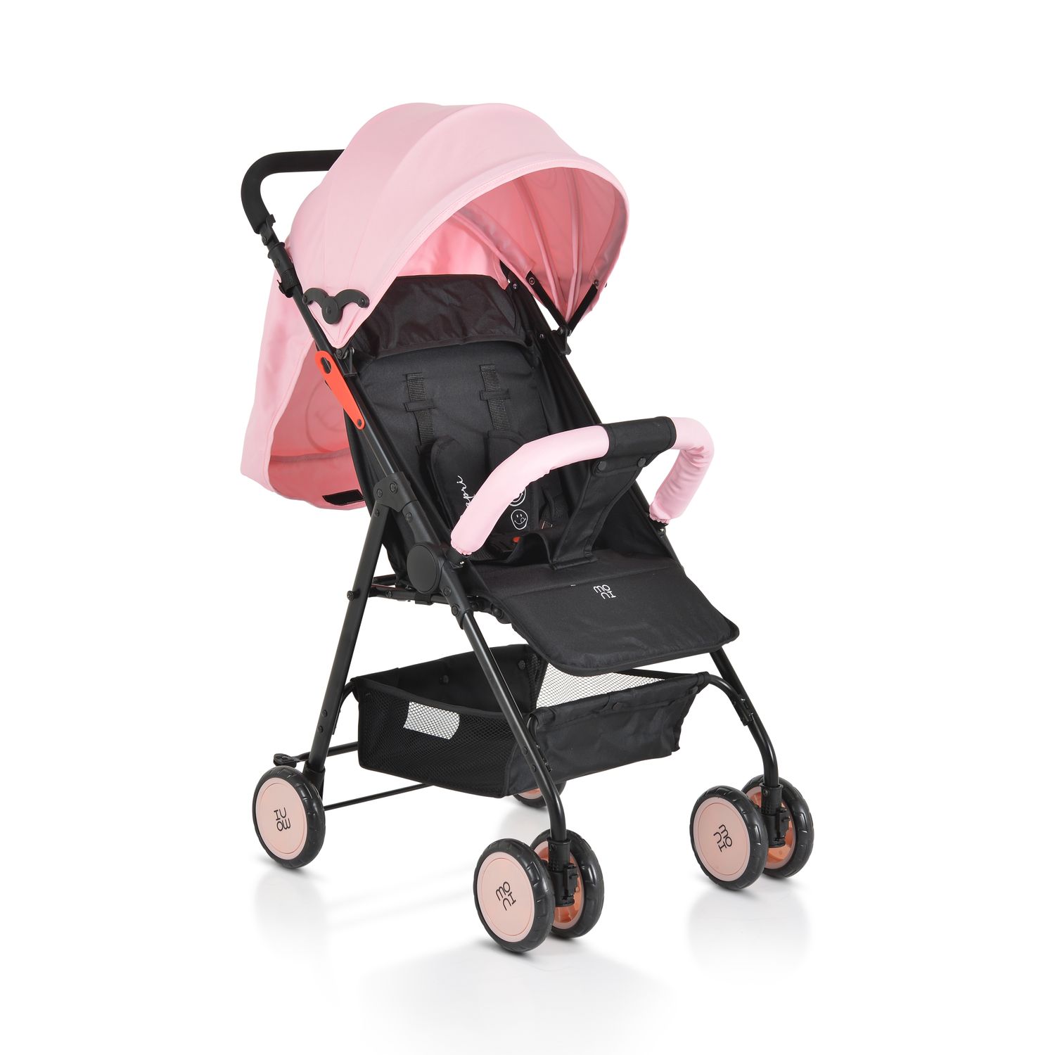 Moni Kinderwagen, Buggy Capri klappbar, Sicherheitsgurt, R&uuml;ckenlehne verstellbar rosa 