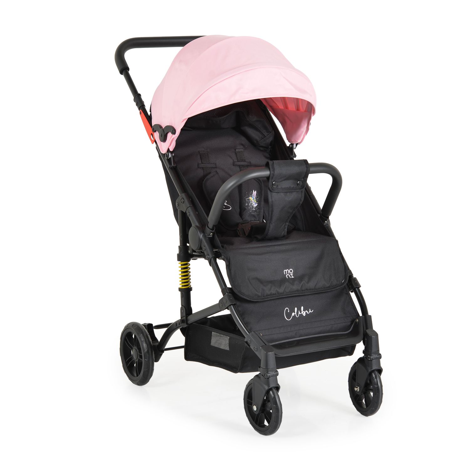 Moni Kinderwagen Buggy Colibri, faltbar, verstellbar, 5-Punkt-Gurt, ab 6 Monaten rosa 