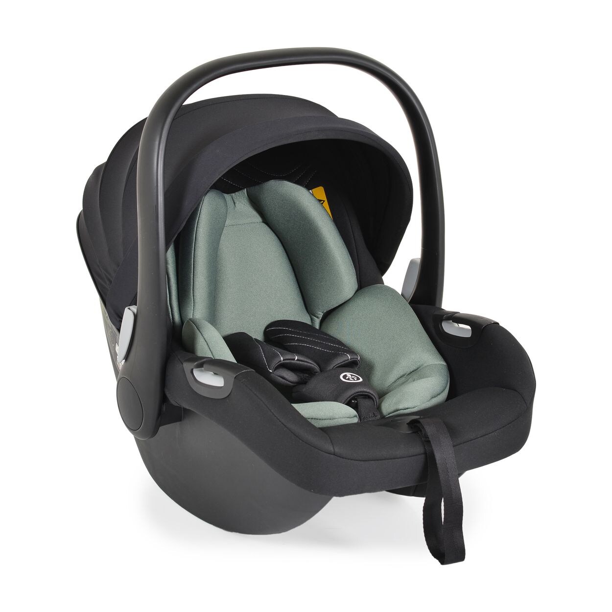Babyschale i-Size (40 - 83cm) Gruppe 0+ Gurt, verstellbare Kopfstütze grün