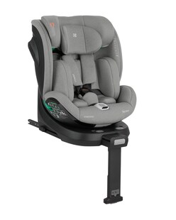 Kikkaboo Kindersitz i-Twist i-Size (40-150 cm) Gruppe 0+/1/2/3 Stützbein Isofix hellgrau 