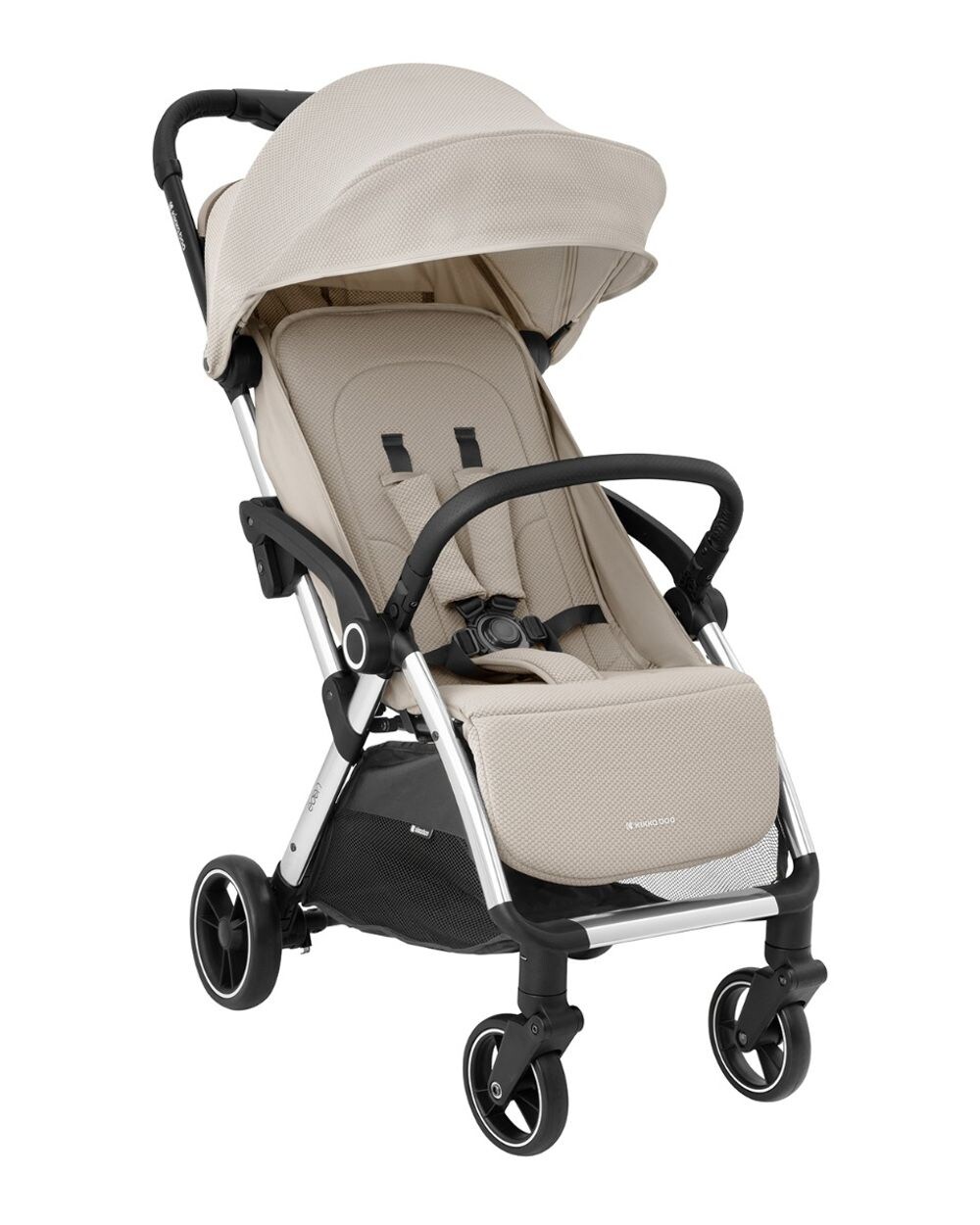 Kikkaboo Kinderwagen, Buggy Eden bis  Federung Regenschutz zusammenklappbar beige