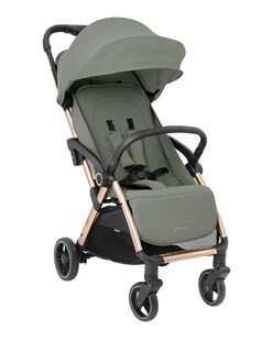 Kikkaboo Kinderwagen, Buggy Eden bis 22 kg Federung Regenschutz zusammenklappbar grün 