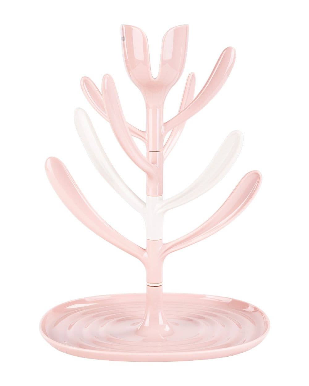 Kikkaboo Flaschentrockner Tulip, f&uuml;r 8 Babyflaschen, Becher, Zubeh&ouml;r, abnehmbar rosa 