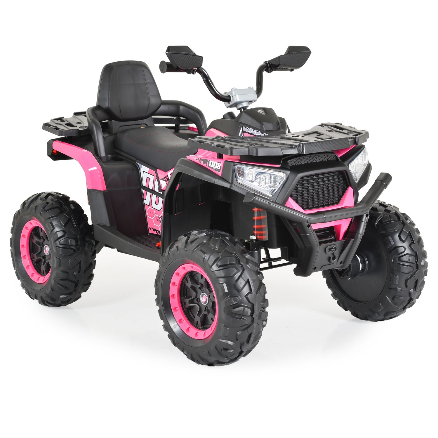 Moni Kinder Elektro-Buggy Cool NEL-007, EVA-Reifen, Scheinwerfer, Musikfunktion rosa 