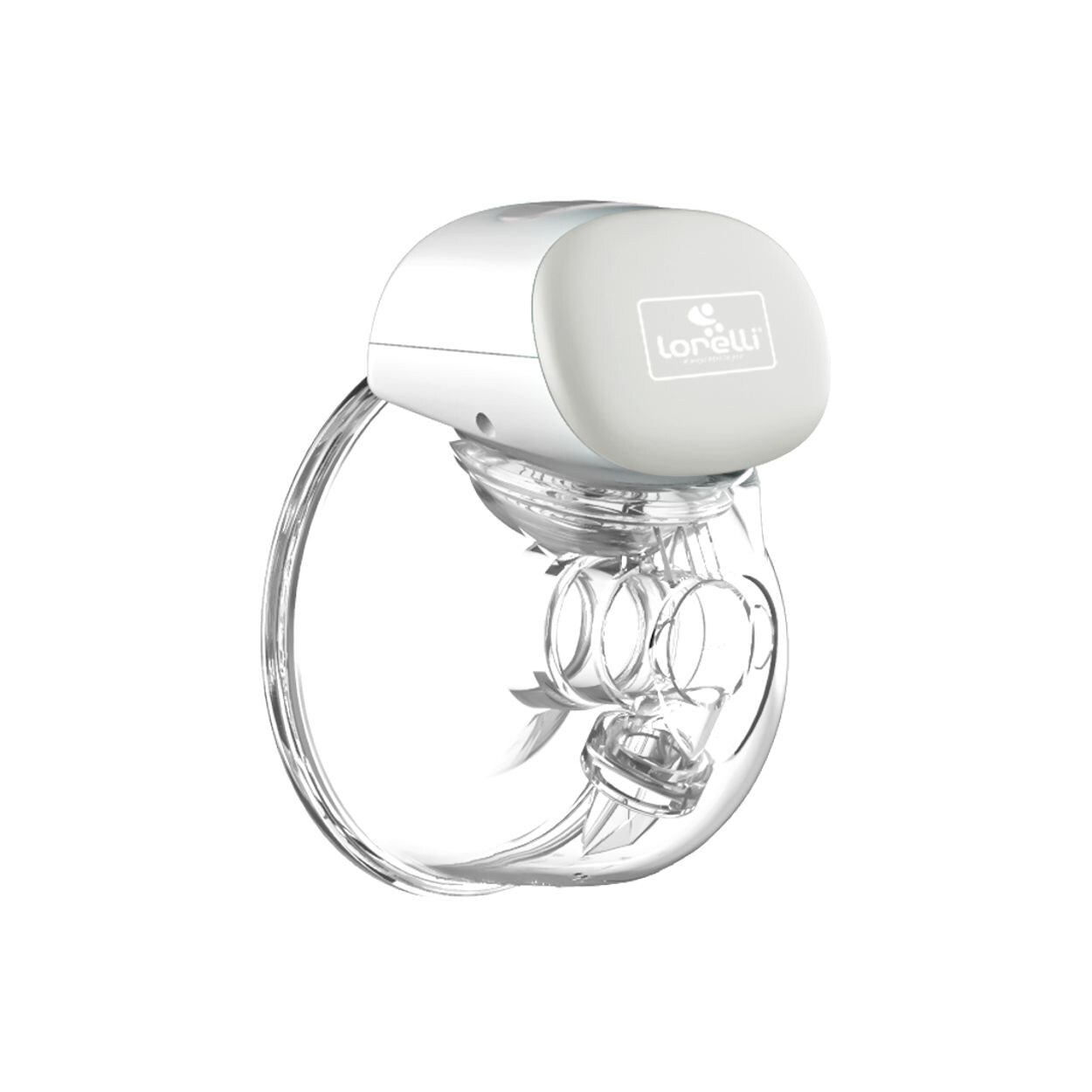 elektrische Milchpumpe Hands free  USB Touchscreen 3 Modi 10 Stufen grau