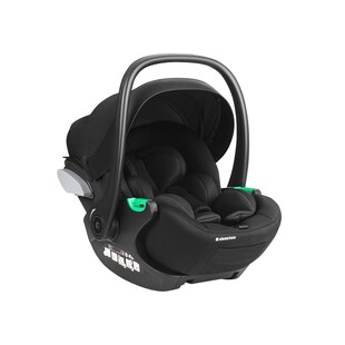 Kikkaboo Babyschale i-Trail i-Size (40 - 87 cm) Gruppe 0+ Ganzkörperkissen, SPS schwarz 