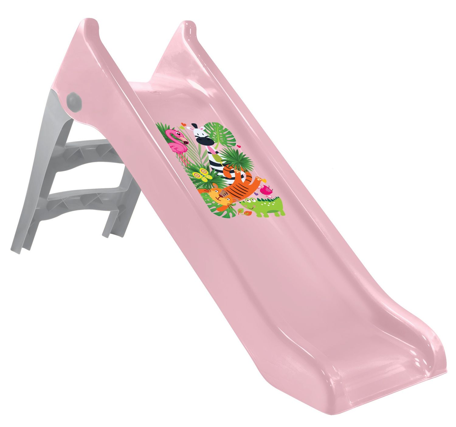 Mochtoys Kinderrutsche Pastell, 140 cm Rutschl&auml;nge, Wasserrutsche, wetterfest rosa 