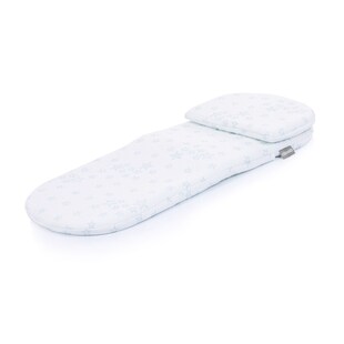 Chipolino Kinderwagen Matratze Kopfkissen Sternenmuster atmungsaktiv universal blau Sterne 