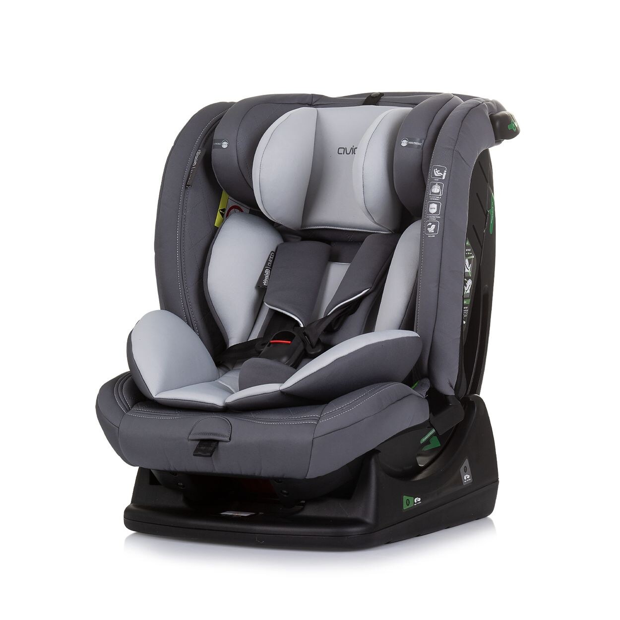 Kindersitz i-Size Aviato (40 - 150 cm) Gruppe 0/1/2/3, verstellbar grau