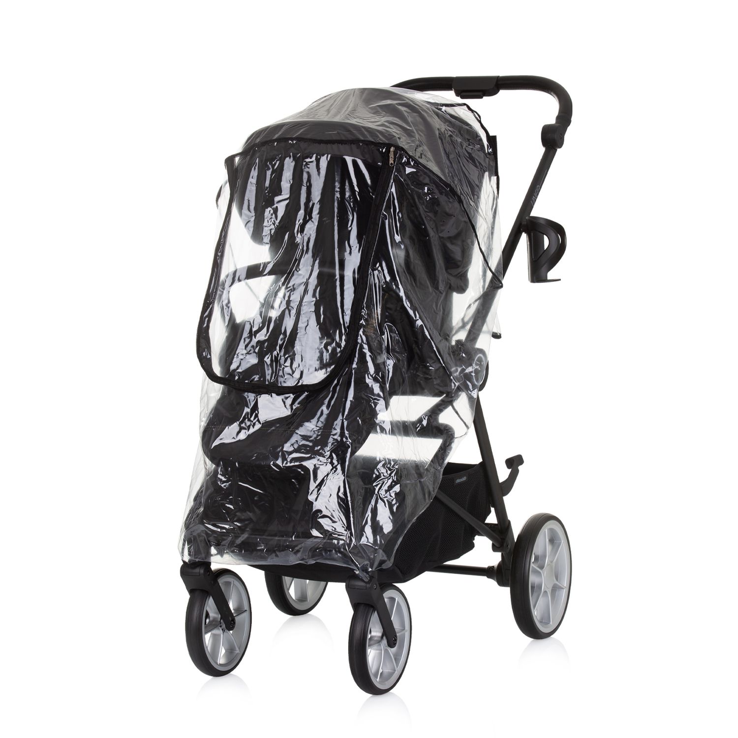 Chipolino Kinderwagen Regenschutz universal, f&uuml;r alle Einsitzer, Regenhaube transparent 
