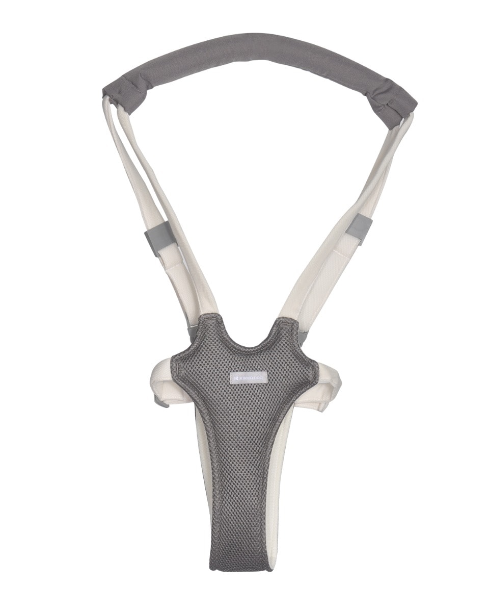 Kikkaboo Babylaufgurt Gia Kinder-Sicherheitsgurt einstellbare Gurtl&auml;nge grau weiss 