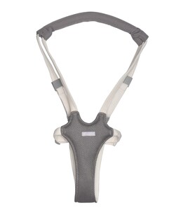 Kikkaboo Babylaufgurt Gia Kinder-Sicherheitsgurt einstellbare Gurtlänge grau weiss 