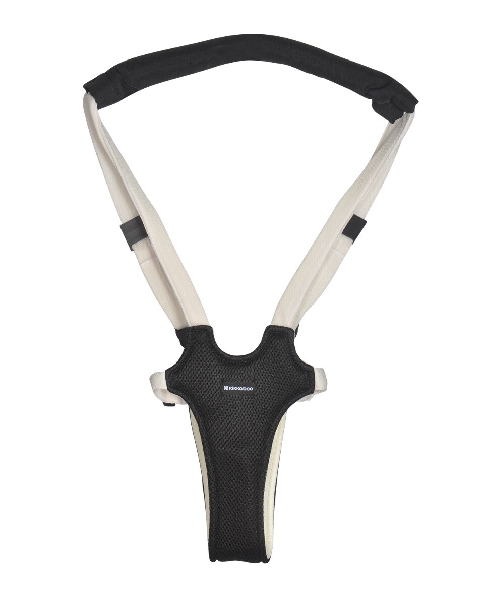Kikkaboo Babylaufgurt Gia Kinder-Sicherheitsgurt einstellbare Gurtl&auml;nge schwarz wei&szlig; 