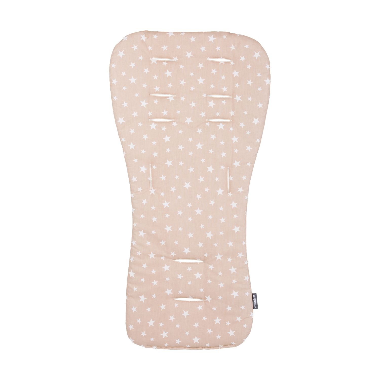 Chipolino Kinderwagen Sitzeinlage Universalsitzunterlage Baumwolle atmungsaktiv beige 